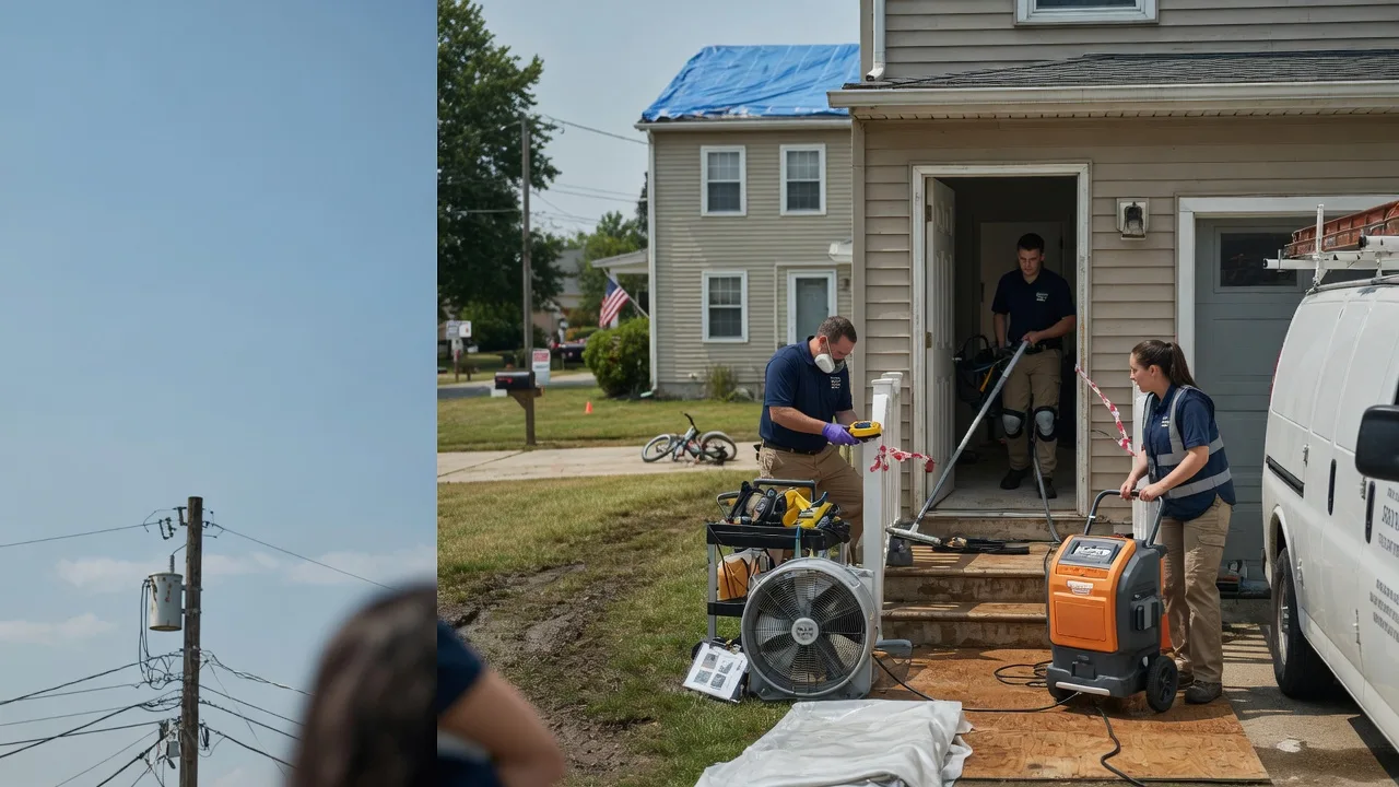 Water Damage Repair in Left Hand, WV near me